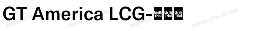 GT America LCG字体转换